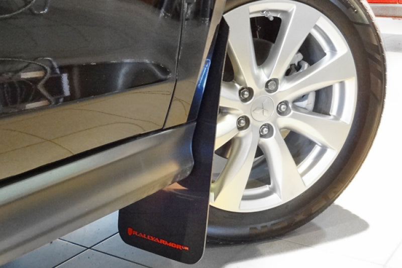 Rally Armor 10-19 Mitsubishi Outlander Sport/ASX/RVR Black UR Mud Flap w/ Grey Logo