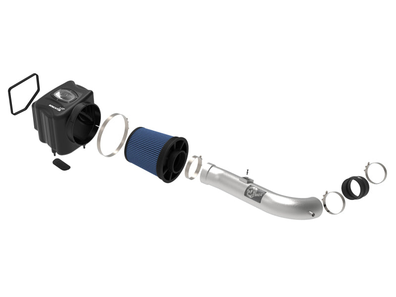 aFe Momentum XP Cold Air Intake System with Pro 5R Filter, Brushed Aluminum, Part Number 50-30028RH