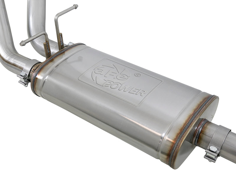aFe MACH Force-Xp 3-Inch Stainless Steel Cat-Back Exhaust with Dual Black Tips for 2019-2024 Ram 1500 5.7L HEMI, Part Number 49-42059-B