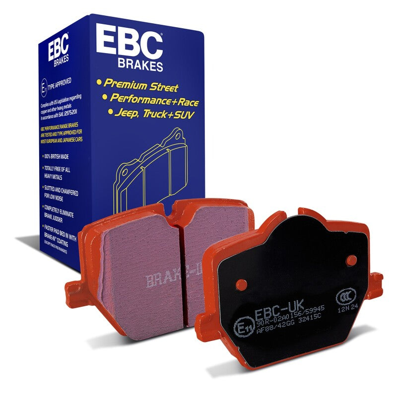 EBC DP32415C Redstuff Ceramic Rear Brake Pads for 2019+ Toyota GR Supra with 13.6-Inch Rear Rotor