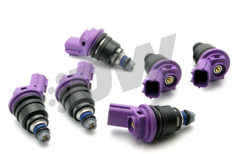 DeatschWerks DWK01J-00-0550-6 550cc Side-Feed Fuel Injectors for Nissan 300ZX and Skyline RB25DET