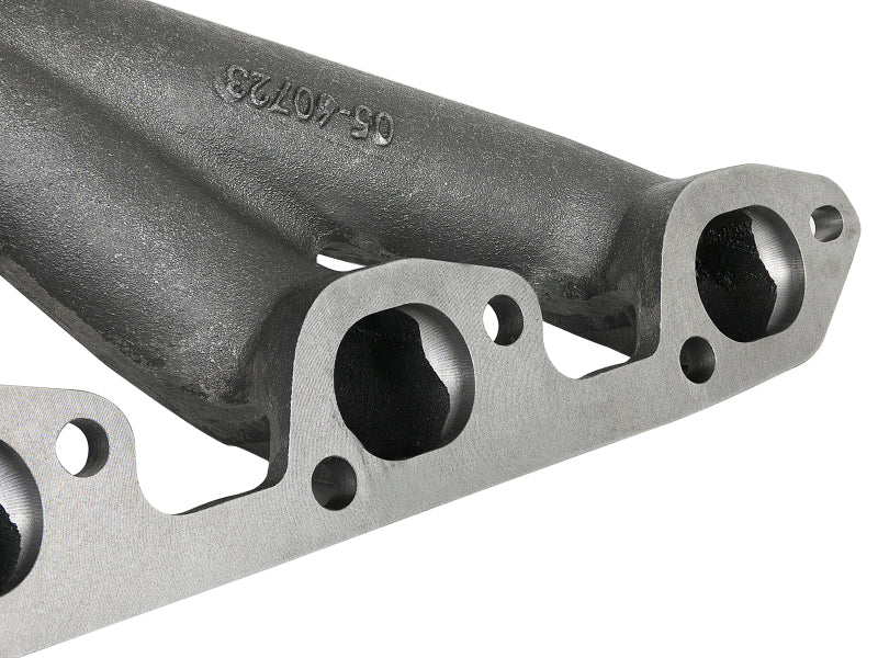 aFe BladeRunner Ported Ductile Iron Exhaust Manifold for 2007-2011 Jeep Wrangler JK 3.8L V6, Part Number 46-40114