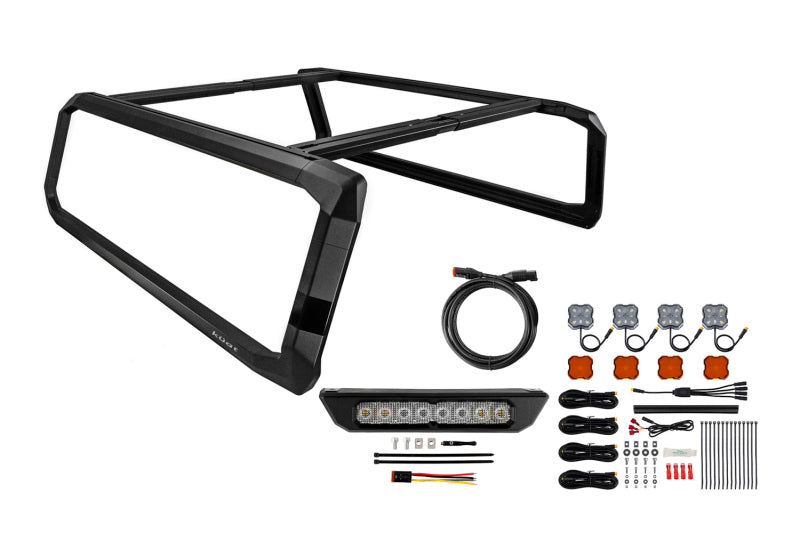 Diode Dynamics IBEX A2 Bed Rack with SS10 Chase Light for 2020-2025 Jeep Gladiator - DD8725