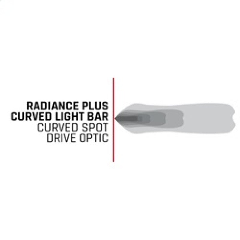 Rigid Industries Radiance+ Curved 30-inch RGBW Light Bar with Multi-Color Backlight