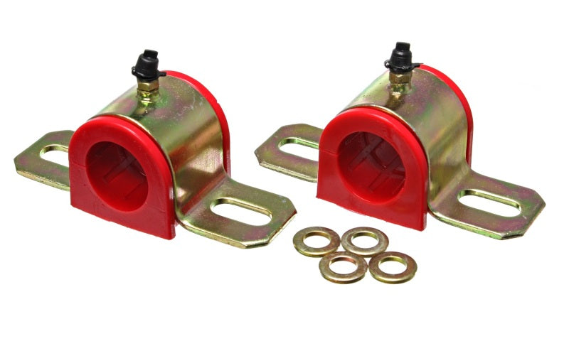 Energy Suspension eng9.5161R Red Greaseable 1-Inch Front Sway Bar Bushings