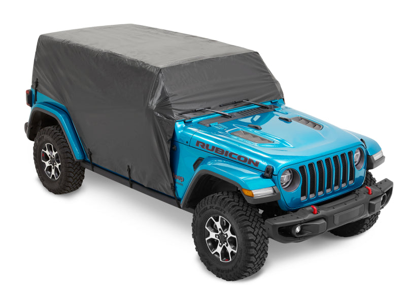 Bestop All Weather Trail Cover for Jeep Wrangler JK and JL 4-Door – Black Hard Top, Part Number BES81045-01
