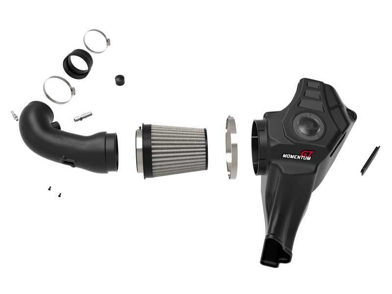 aFe POWER Momentum GT Cold Air Intake with Pro DRY S Filter for 2018–2023 Ford Mustang GT 5.0L V8, Part 50-70033D