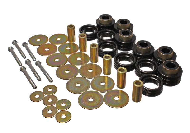 Energy Suspension eng5.4113G Body Mount Set with Hardware - Black
