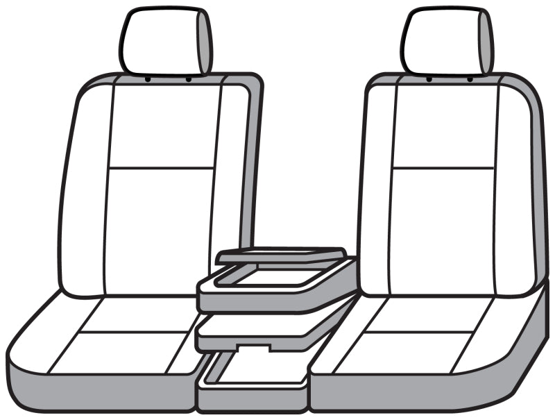Covercraft 22-24 Dodge RAM 2500/3500 Carhartt Super Dux SeatSaver Custom Front Row Seat Covers - Blk