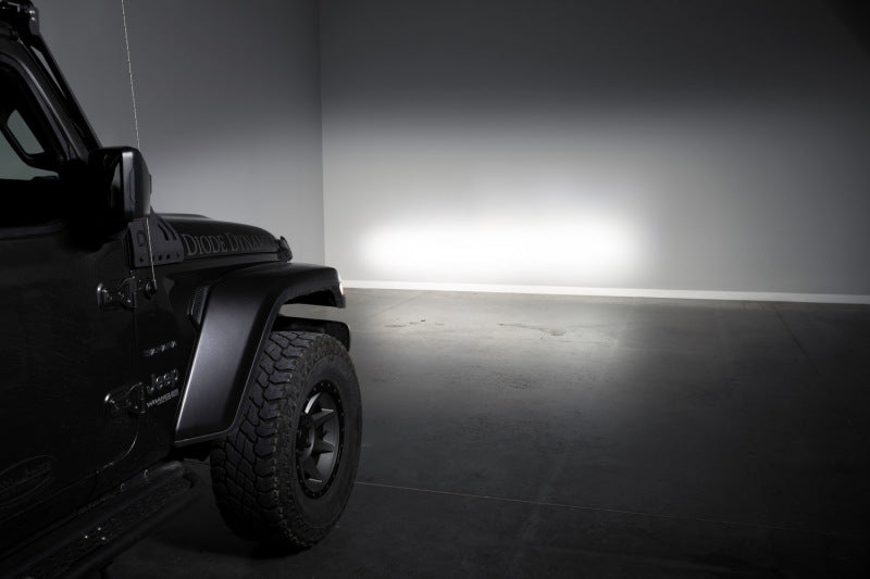 Diode Dynamics Jeep JL Wrangler SS5 4-Pod CrossLink Grille Lightbar Kit Pro, White Combo - DD7268