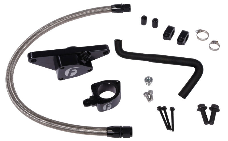 Fleece Performance FPE-CLNTBYPS-CUMMINS-0607-SS Cummins Coolant Bypass Kit for 2006–2007 Automatic Transmission Models