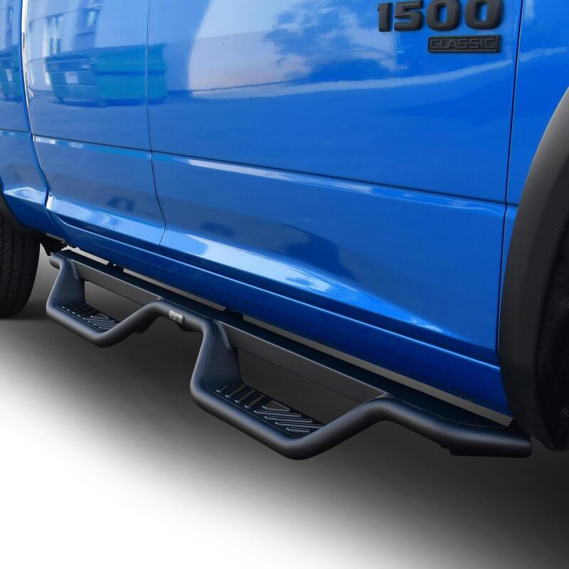 Westin Outlaw Drop Nerf Step Bars for 2010-2011 Dodge Ram 1500 Quad Cab - Textured Black