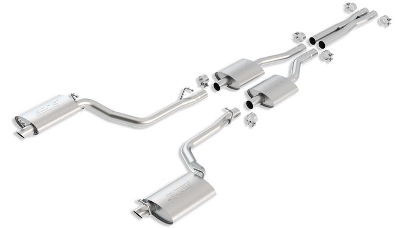 Borla 140443 S-Type Cat-Back Exhaust System for 2011-2014 Dodge Charger R/T and Chrysler 300 5.7L V8