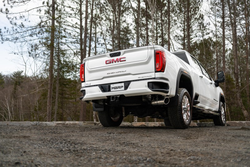 MBRP S5093AL Armor Lite Cat-Back Exhaust System for 2020 Chevrolet Silverado and GMC Sierra 2500/3500 HD 6.6L V8