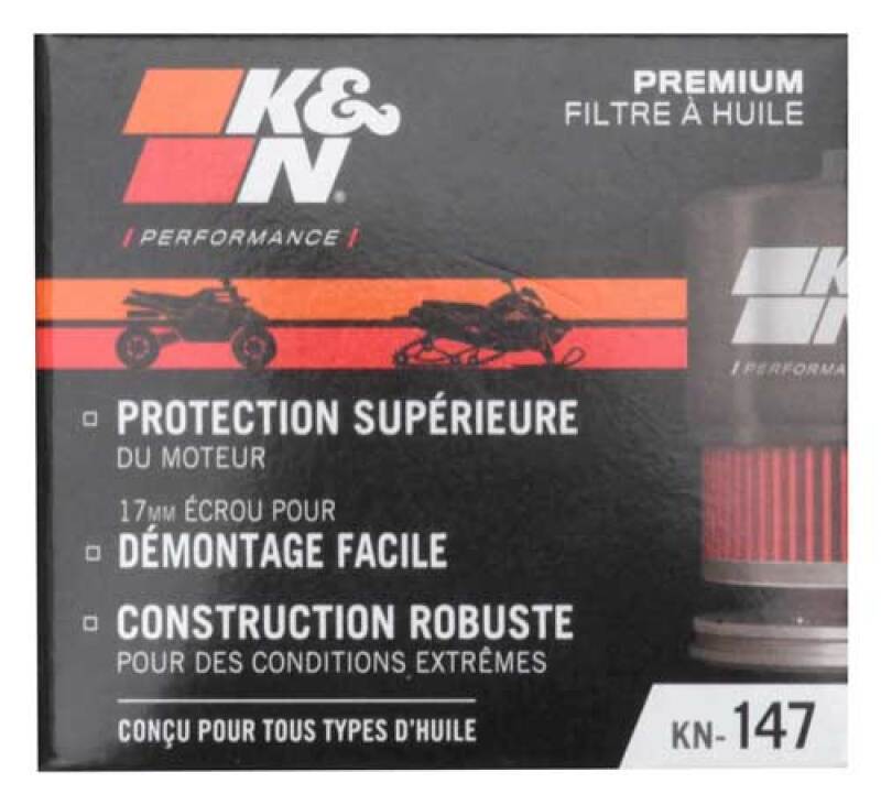 K&N Engineering KN-147 Performance Powersports Oil Filter