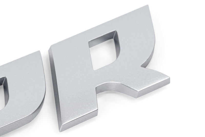 APR Badge in Matte Silver - 3D Domed OEM-Style Emblem for Vehicles