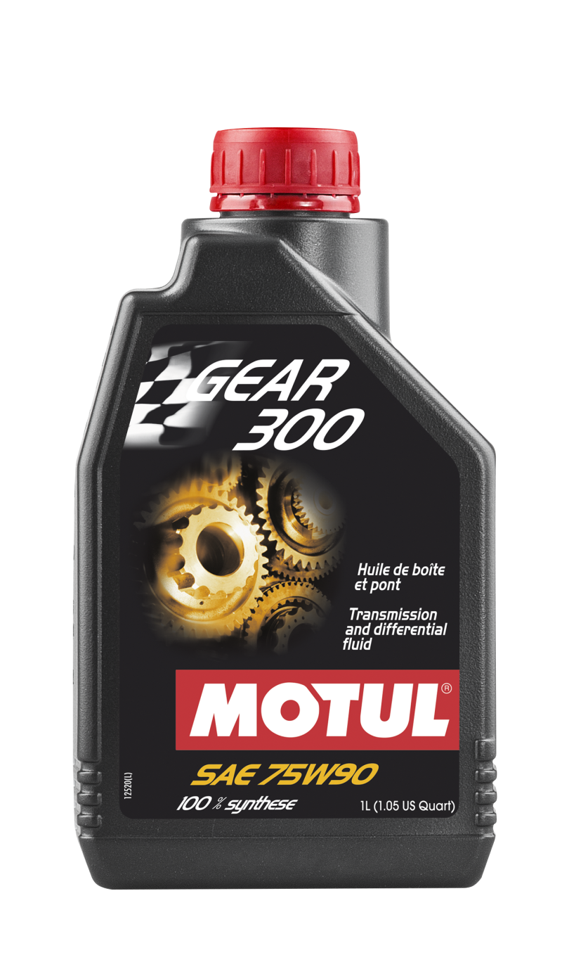 Motul 1L Transmission GEAR 300 75W90 - Synthetic Ester - Case of 12