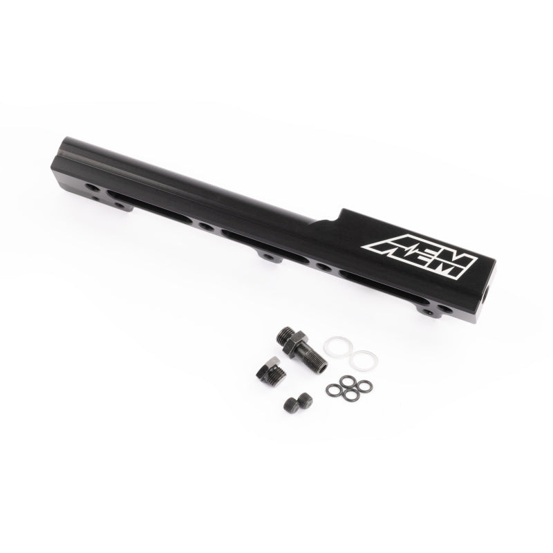 AEM AEM25-103BK High Volume Black Fuel Rail for Honda B16A2 and B16A3 Engines