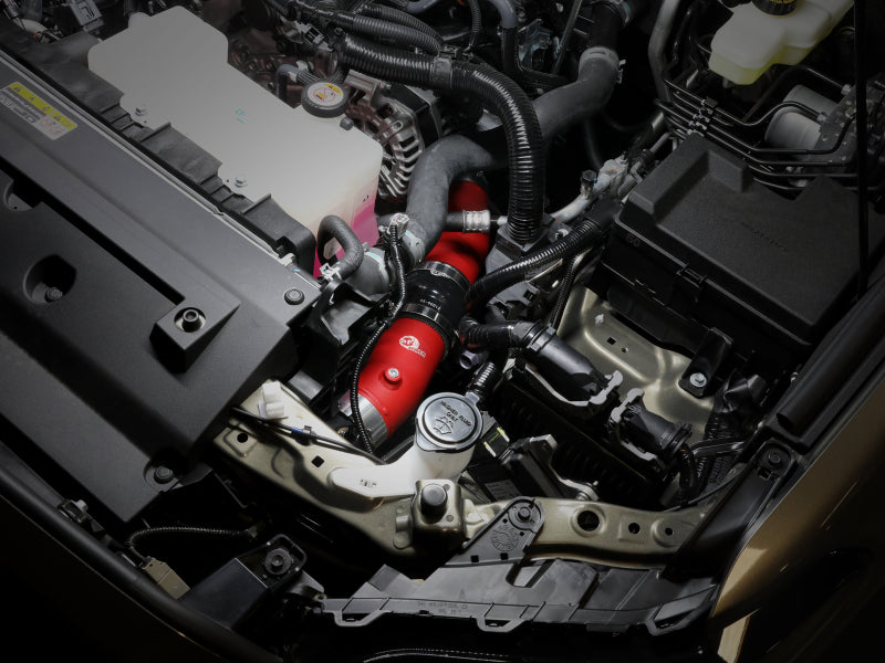 aFe BladeRunner Aluminum Hot and Cold Charge Pipe Kit, Red, Part Number 46-20724-R, for 2024-2026 Toyota Tacoma 2.4L Turbo