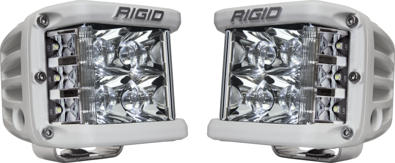 Rigid Industries D-SS Pro Spot LED Pod Lights, Set of 2, White Housing – Part Number RIG862213