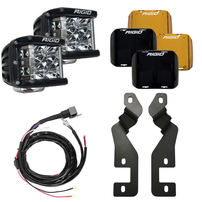 Rigid Industries 2021+ Ford Bronco Sport A-Pillar D-SS Series Light Mount Kit