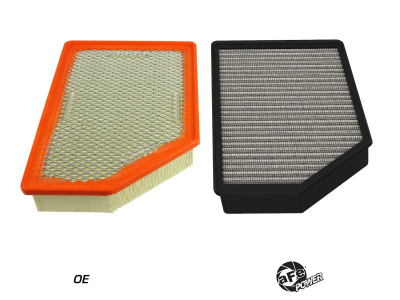 aFe Magnum FLOW OE Replacement Air Filter with Pro DRY S Media and Foam Pre-Filter for 2020-2026 GM 6.6L Duramax L5P