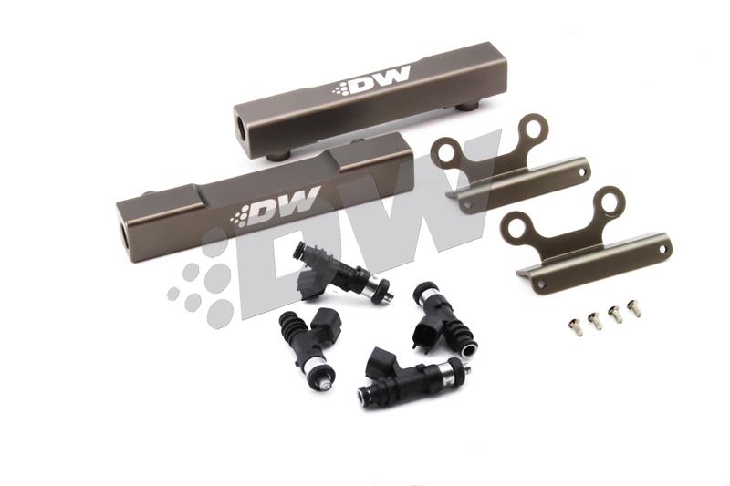 DeatschWerks DWK6-102-0750 Subaru WRX, STI and Legacy GT Top-Feed Fuel Rail Upgrade Kit with 750cc Injectors