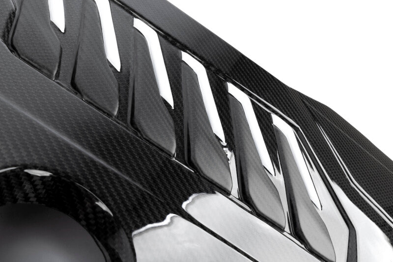 Dinan B58D Gloss Carbon Fiber Engine Cover with Matte Accents for BMW G Series Models