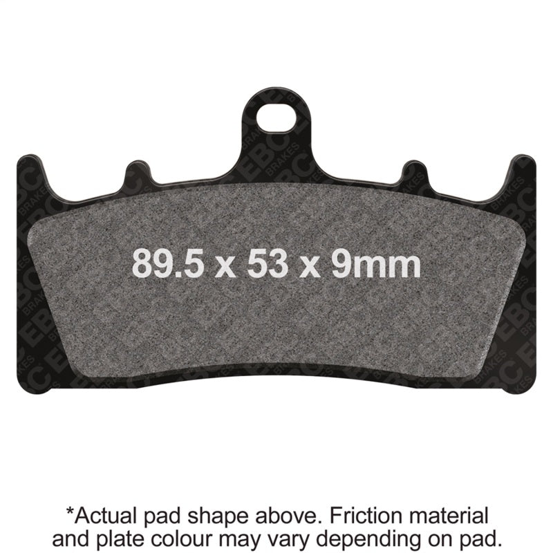 EBC Powersports FA188 Organic Front Brake Pads for Kawasaki, Suzuki, and Select Powersports Models