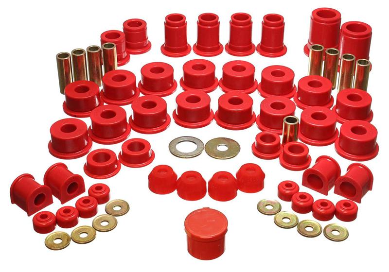 Energy Suspension eng8.18103R - 1990-1995 Toyota 4Runner Red Hyper-Flex Master Bushing Set
