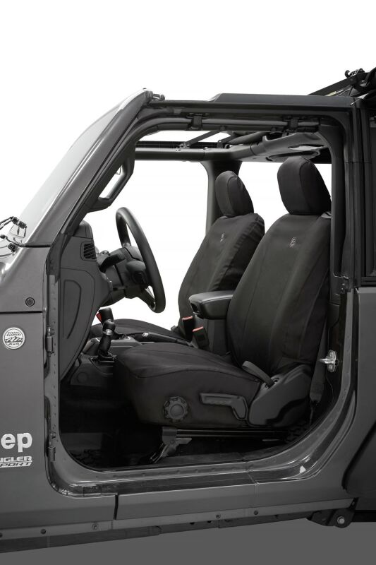 Bestop Jeep Wrangler JL 2018-2026 Front Seat Covers (Black Diamond) – Custom Fit Protection