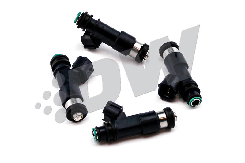 DeatschWerks 565cc Top-Feed Fuel Injectors, Matched Set of 4, Part Number dwk21S-01-0565-4