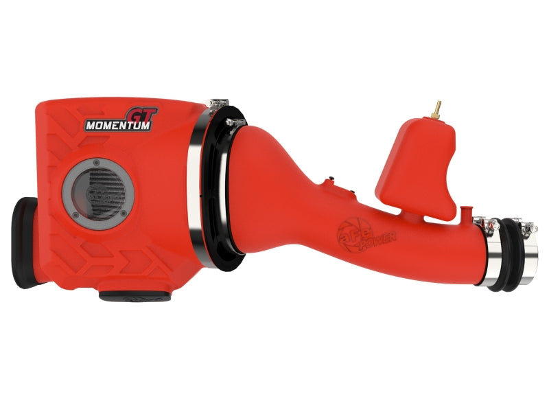 aFe Momentum GT Cold Air Intake System with Pro DRY S Filter, Red, Part Number 50-70095DR
