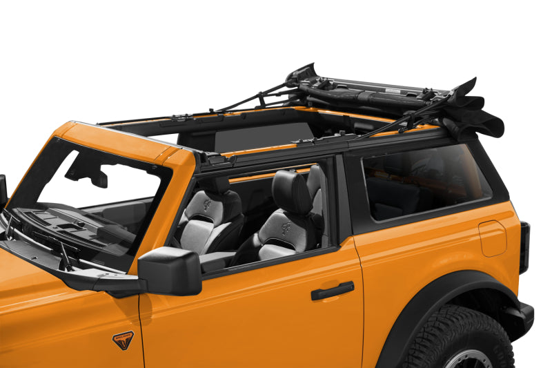 Bestop 21-26 Ford Bronco 2-Door Trektop Soft Top with Premium Black Twill