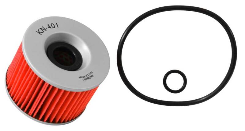 K&N Engineering KN-401 Powersports Premium Oil Filter for Honda, Kawasaki, Yamaha and Triumph