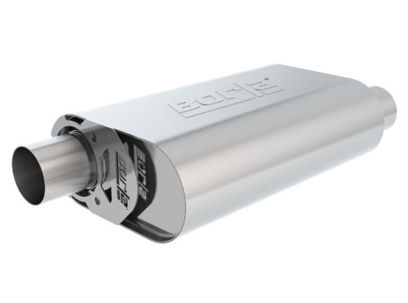 Borla 400846 CrateMuffler S-Type Muffler for Chevrolet Small Block 283/327/350 V8