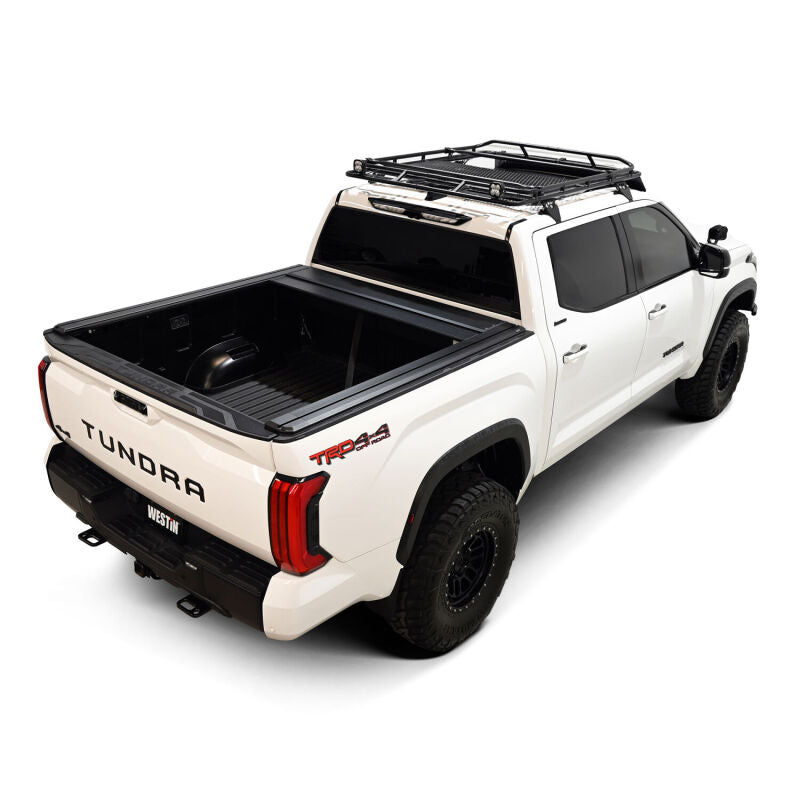 Westin Manual Retractable Tonneau Cover for 2022-2023 Toyota Tundra 5.5ft Bed - Black