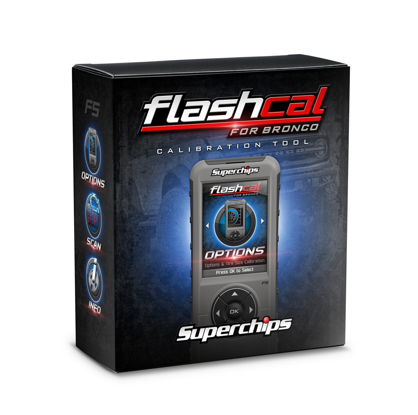 Superchips - 1546 - Performance Tuner/Programmer -  1546 Flashcal F5 Programmer Fits 21-22 Bronco