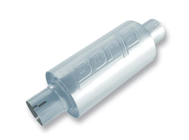 Borla S-Type Universal Muffler, 2.5-Inch Center Inlet and Outlet, Part 40842S