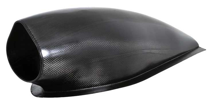 K&N Engineering 100-8590 Custom Racing Assembly Carbon Fiber Air Box, Large Solid Base
