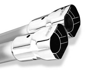Borla 20132 Universal Polished T-304 Stainless Steel Square Exhaust Tip
