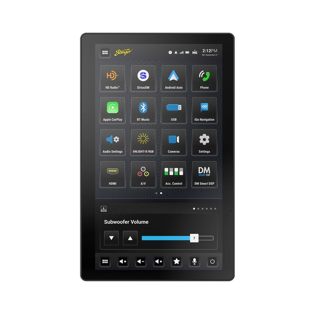 Stinger IX212 12.8-inch FLOATING MULTIMEDIA INFOTAINMENT DISPLAY SYSTEM