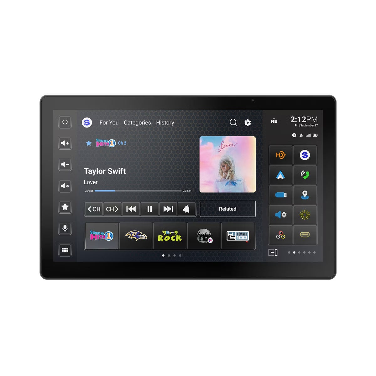 Stinger IX212 12.8-inch FLOATING MULTIMEDIA INFOTAINMENT DISPLAY SYSTEM