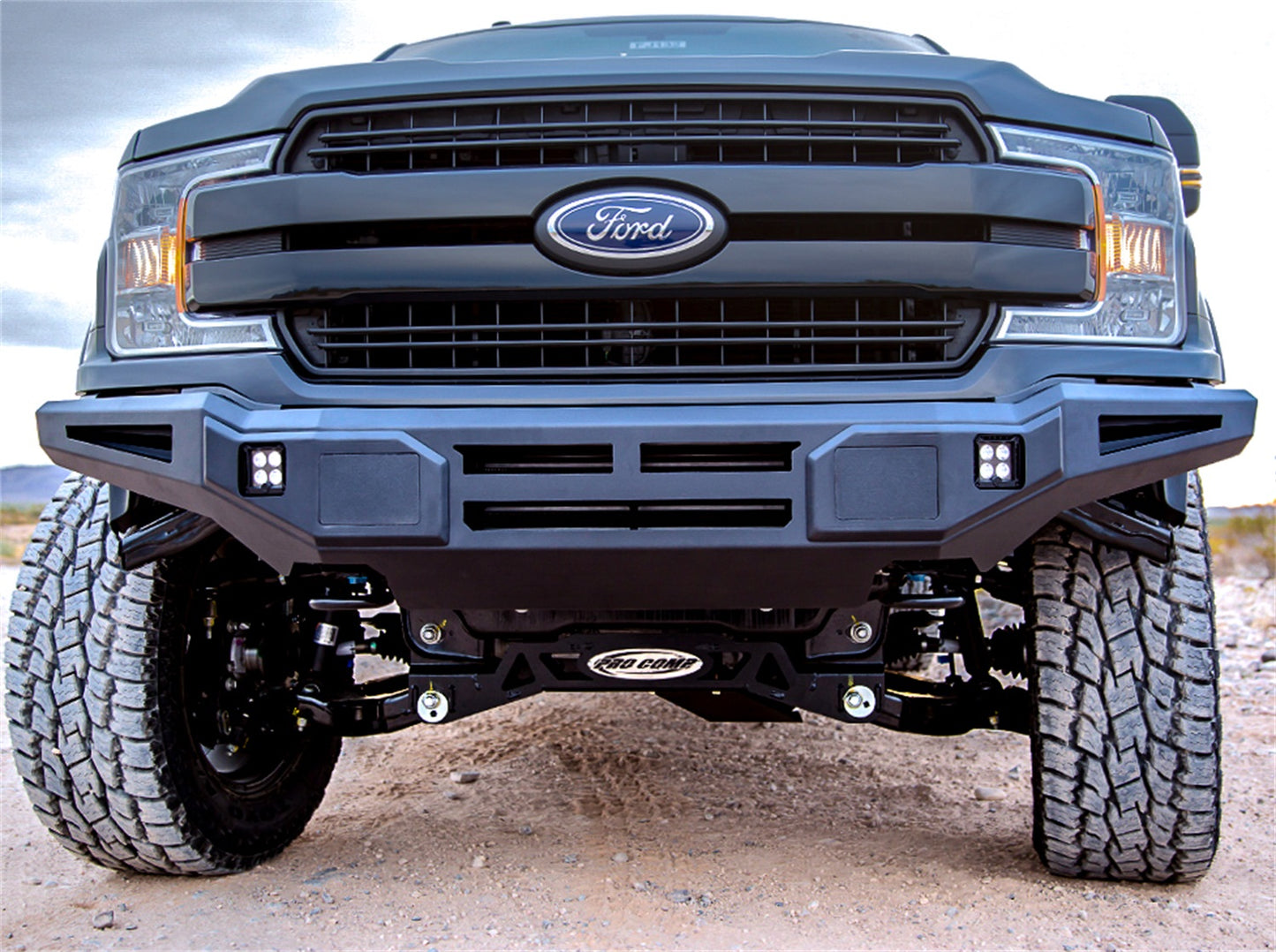 Innovative Creations Inc - AL-FBM15FDN-RT - Bumper- Front - ICI (Innovative Creations) AL-FBM15FDN-RT Alumilite Front Bumper Fits F-150