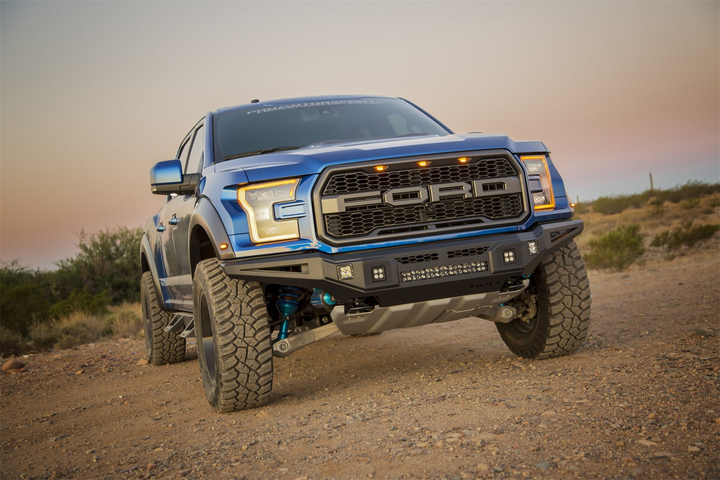 Innovative Creations Inc - AL-FBM35FDN-RT - Bumper- Front - ICI (Innovative Creations) AL-FBM35FDN-RT Alumilite Front Bumper Fits F-150