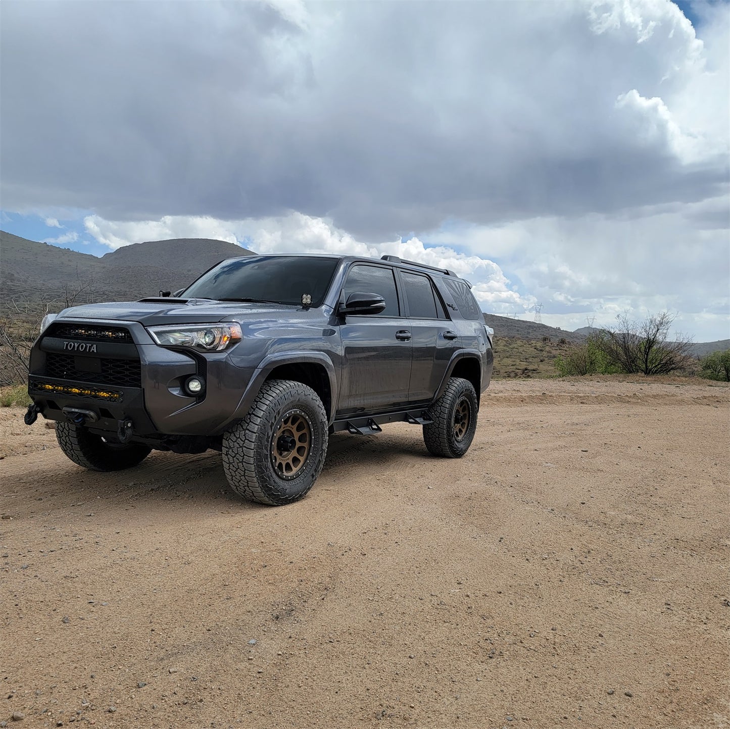 Innovative Creations Inc - AL-FBM71TYN-RT - Bumper- Front - ICI (Innovative Creations) AL-FBM71TYN-RT Alumilite Front Bumper Fits 4Runner