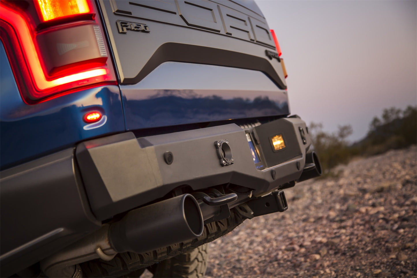 Innovative Creations Inc - AL-RBM17FDN - Bumper- Rear - ICI (Innovative Creations) AL-RBM17FDN Alumilite Rear Bumper Fits 17-23 F-150