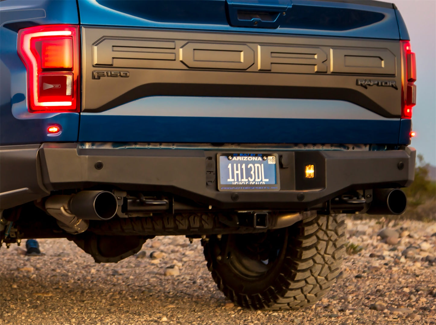 Innovative Creations Inc - AL-RBM17FDN - Bumper- Rear - ICI (Innovative Creations) AL-RBM17FDN Alumilite Rear Bumper Fits 17-23 F-150
