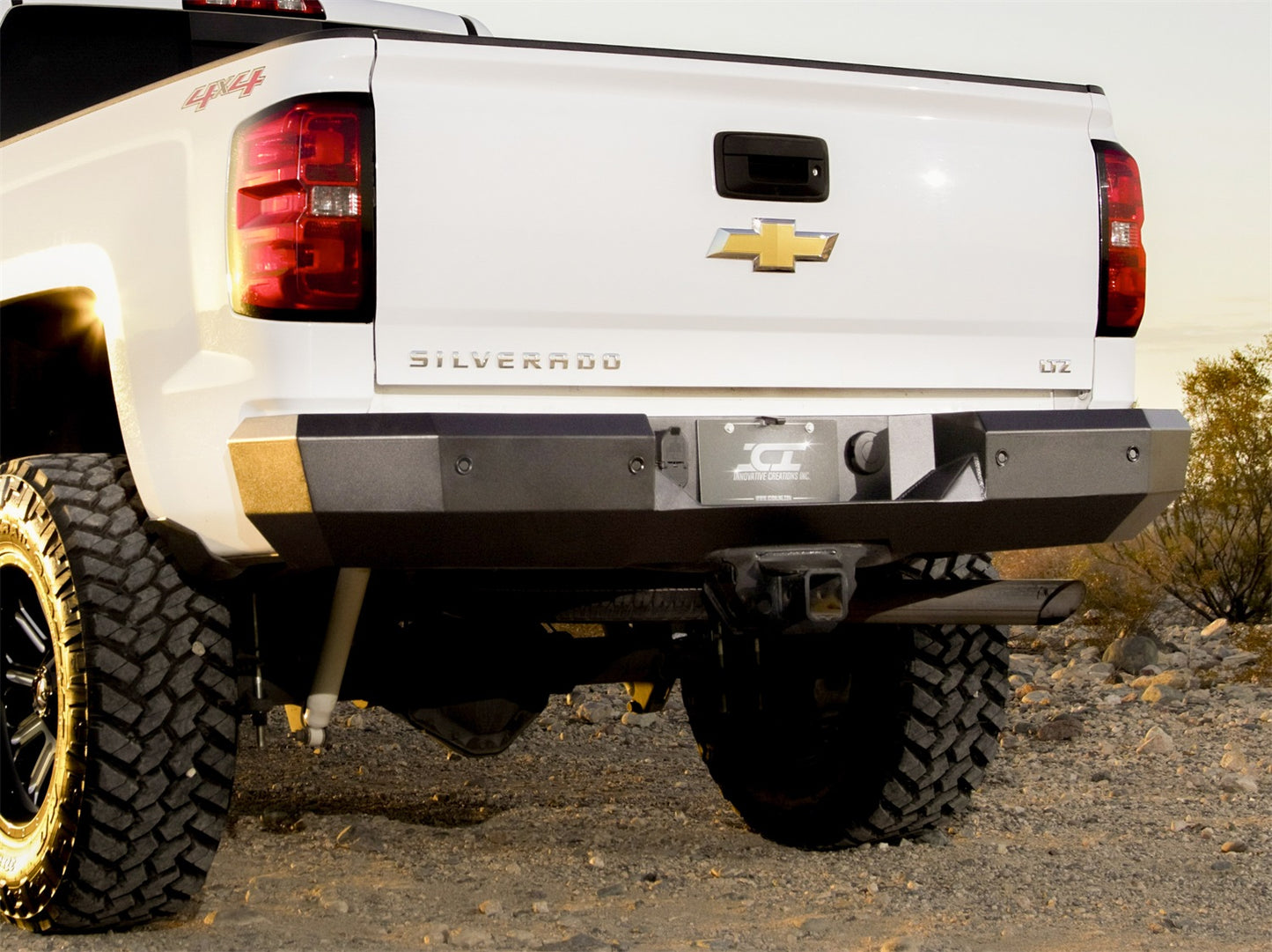 Innovative Creations Inc - AL-RBM95CHN - Bumper- Rear - ICI (Innovative Creations) AL-RBM95CHN Alumilite Rear Bumper