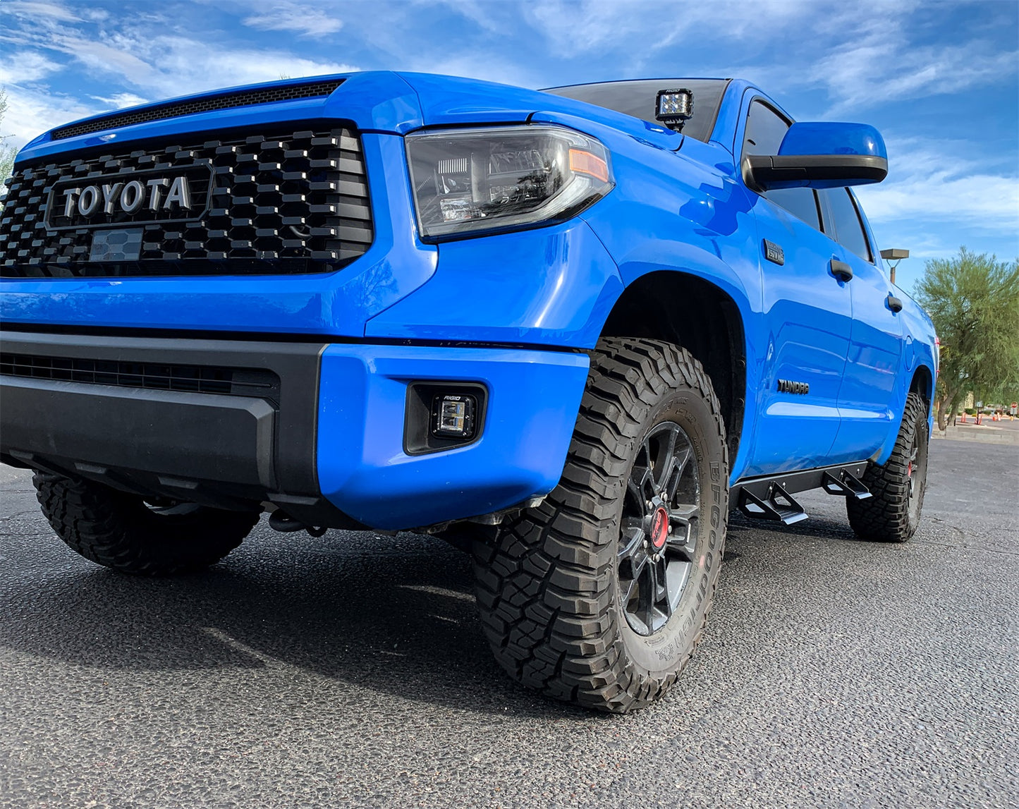 Innovative Creations Inc - 840121412951 - Nerf/Step Bar - ICI (Innovative Creations) 840121412951 Alumilite Side-Steps Fits 07-21 Tundra